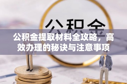 疏勒公积金提取材料全攻略，高效办理的秘诀与注意事项