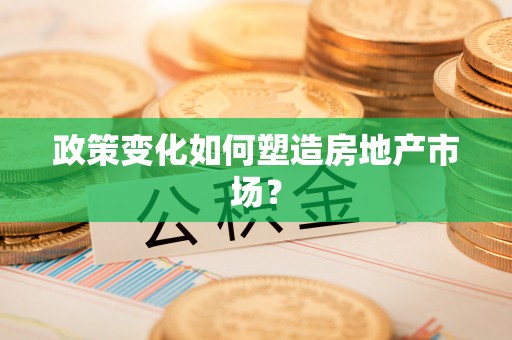 疏勒政策变化如何塑造房地产市场？