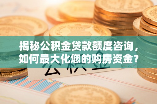 疏勒揭秘公积金贷款额度咨询，如何最大化您的购房资金？