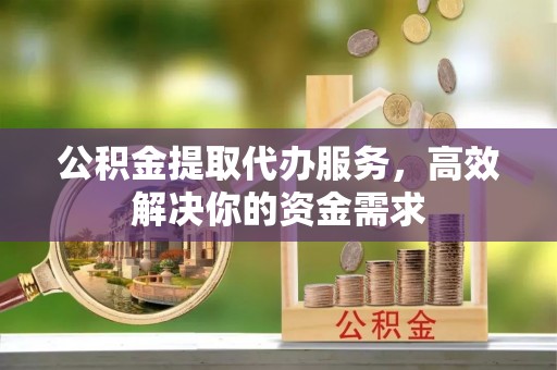 疏勒公积金提取代办服务，高效解决你的资金需求
